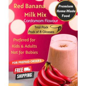 Red Banana Milk Mix – Exotic Superfood in a Pack | Creamy & Naturally Sweet - For Kids & Adults |