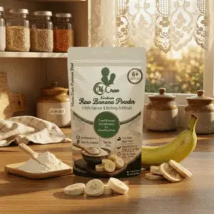 Nendram Raw Banana Powder (100% Pure) - (6+Months) 1 Kg (Budget Pack)