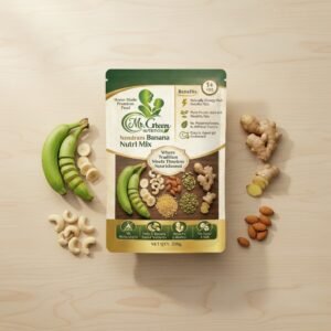 Nendram Banana - Nutri Mix (Moong Dal, Almonds, Cashews, Pumpkin Seeds) | Made by Mother | 200g (Mini Pack)