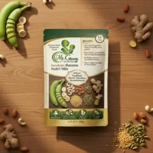 Nendram Banana - Nutri Mix (Moong Dal, Almonds, Cashews, Pumpkin Seeds) - 400g (Value Pack)