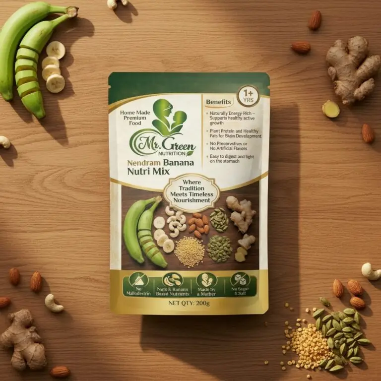 Nendram Banana - Nutri Mix (Moong Dal, Almonds, Cashews, Pumpkin Seeds) - 400g (Value Pack)