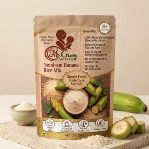 Nendram Banana - Rice Mix | Simple Food | Made by Mother | 200g Pack (8+ Month)
