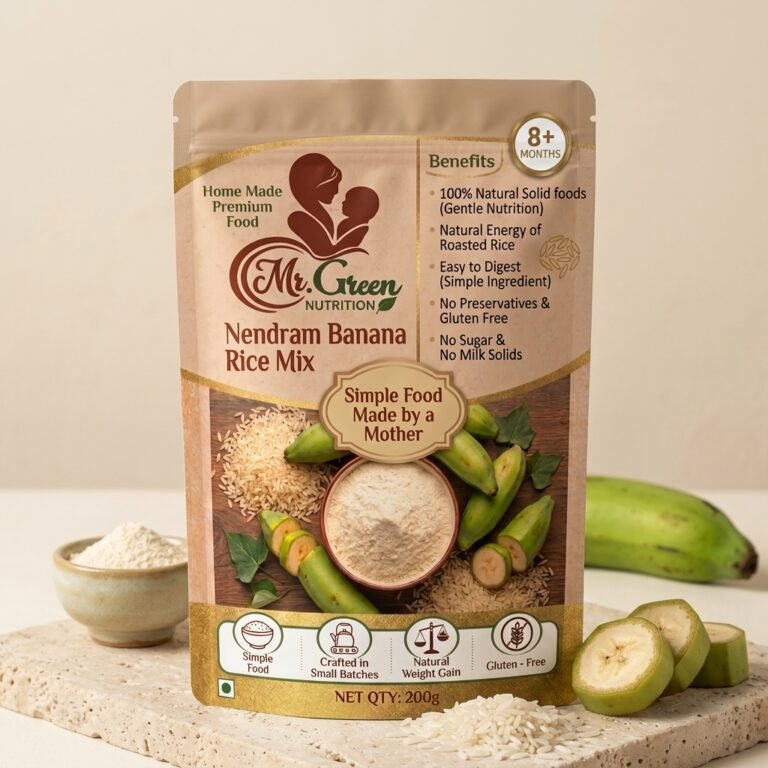 Nendram Banana - Rice Mix | Simple Food | Made by Mother | 200g Pack (8+ Month)
