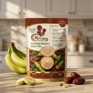 Nendram Banana - Dry Dates Mix | Iron Rich Food | 200g Pack (10+Months)